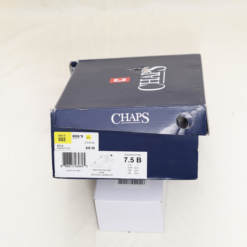 Shoebox with labels